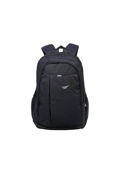 Bagacar School and Daily Backpack with Laptop Compartment Black