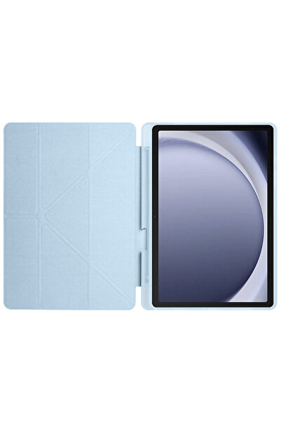 Nezih Case Samsung Galaxy Tab A9 X110 8.7 Inç Uyumlu Kalem Bölümlü Standlı Uyku Modlu Akıllı Kılıf