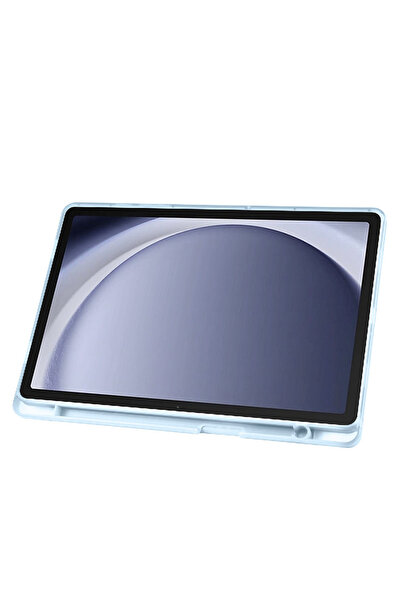 Nezih Case Samsung Galaxy Tab A9 X110 8.7 Inç Uyumlu Kalem Bölümlü Standlı Uyku Modlu Akıllı Kılıf