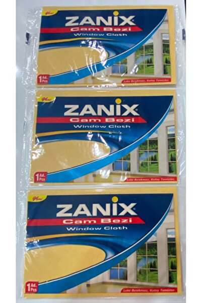 Zanix Cam Ve Hassas Yüzey Temizlik Bezi 3 Adet