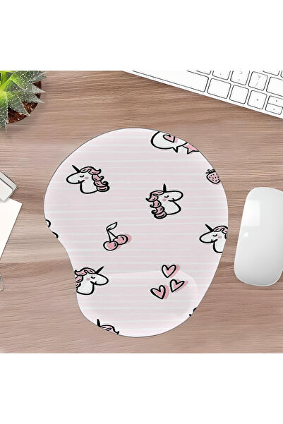 UcuruStore Επιφάνεια ποντικιού με σχέδιο κεράσι και μονόκερο, με υποστήριξη γ...