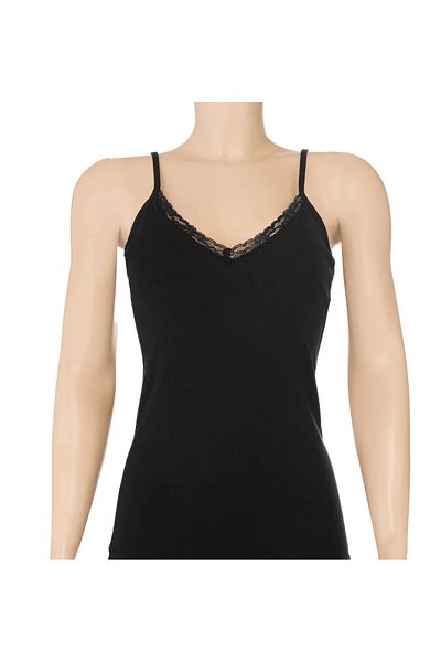 YILDIZ Star Women's Modal V-Neck Lace Rope Strap Tank Top 3 Pieces