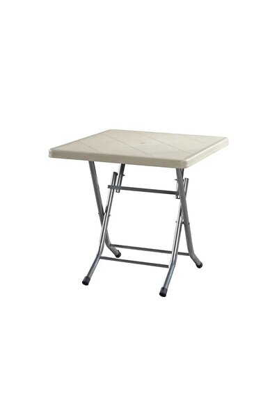 nar sokağı 80x80 Metal Ayaklı Katlanabilir Bahçe Balkon Masası