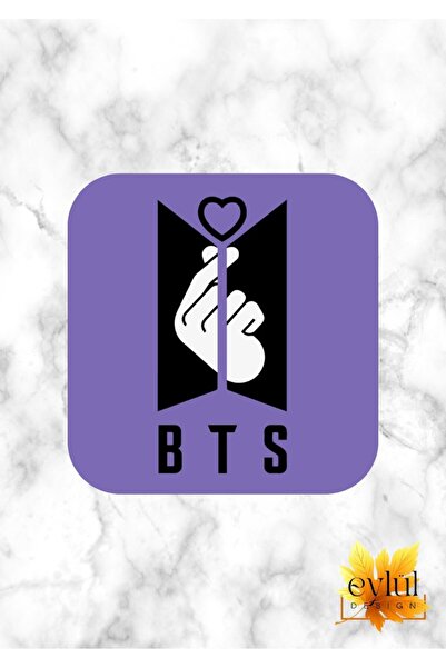 Eylül Design BTS مطبوعة K-POP تصميم مخصص مطبوع MDF قاعدة أكواب مربعة عالية ال...