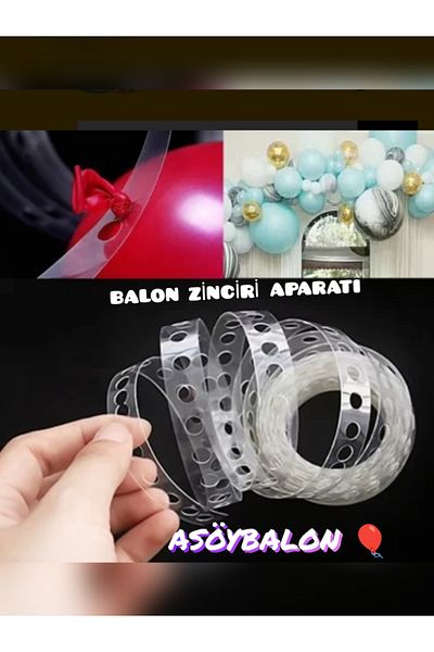 asöy Macaron Balloon Chrome Rose Chrome Gold balloon Chain set 5inch and 12inch Balloon