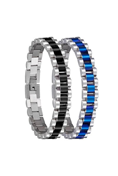 neslyaccessories Üst Kalite Paslanmaz Çelik Erkek Bileklik