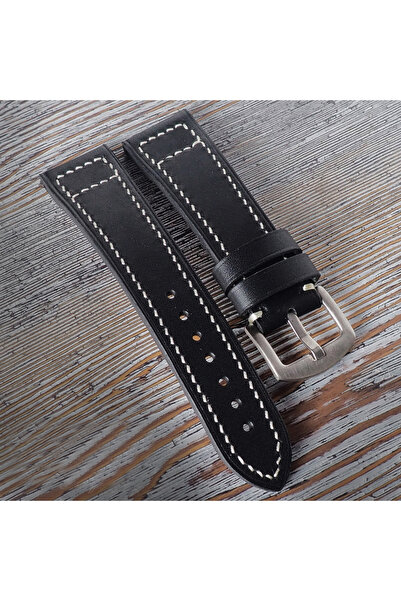 Ventum Craft 19 mm Siyah, Hakiki Deri el yapımı kordon
