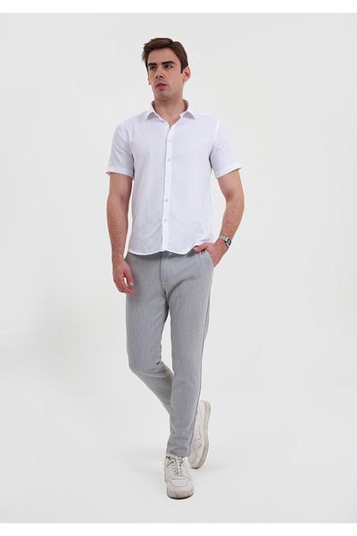 UFK MODA SLIM FIT YARNED LYCRA PANT