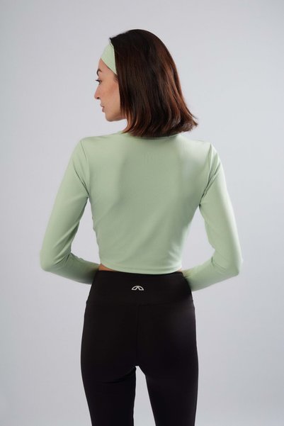 Stage Activewear Gather Detailed Crop