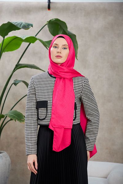 İpekhan Ipekhan Silky Jacquard Σάλι Σειρά Leola Pattern 9009-01