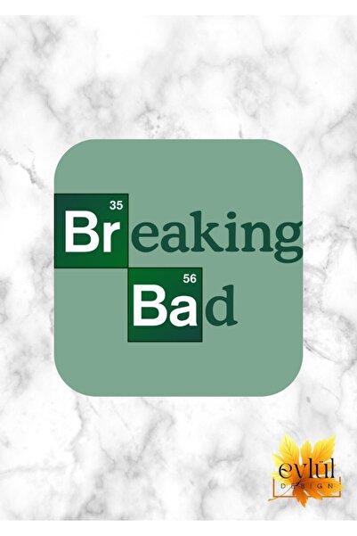 Eylül Design Breaking Bad Printed Special Design Printed MDF A Quality Square...