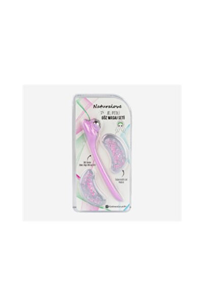 Naturalove 2 Jel Gözaltı Pedi +Masaj Aleti Seti.