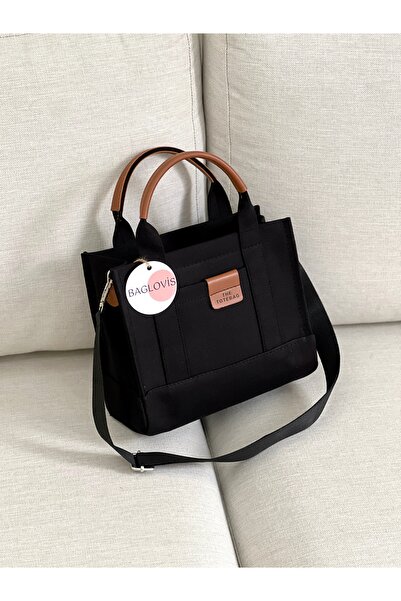 BAGLOVİS SMALL SIZE TOTE BAG WITH LINING POCKET DETAIL SHOULDER BAG