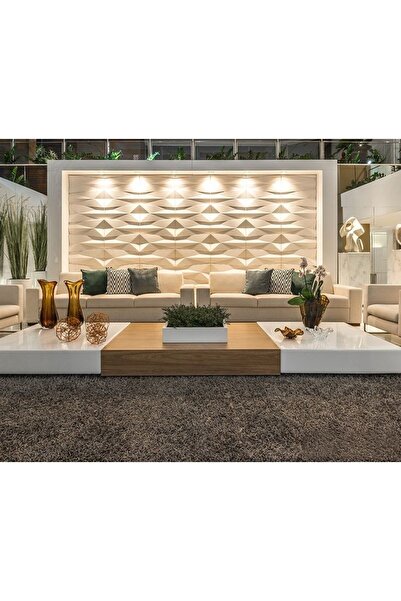 LUXURY VİLLA 2 ADET 60X90 BEYAZ CAMLI 1 ADET 90X90 DOĞAL CEVİZ ORTA TEKERLEKL...