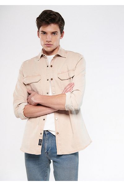 Mavi Brown Denim Shirt Regular Fit / Normal Cut 0210480-70304