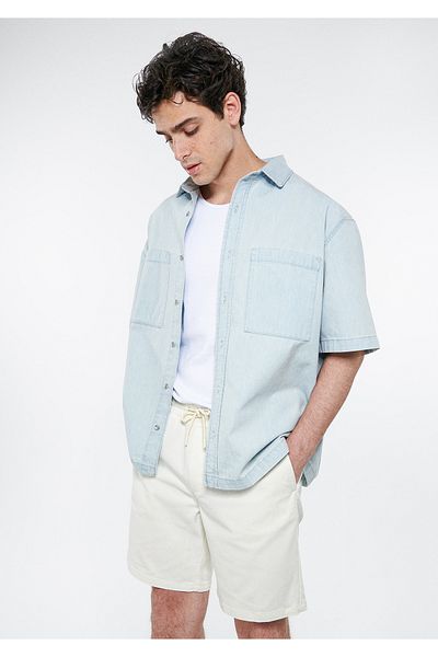 Mavi Rex Terranean Bleached Jean Shirt Oversize / Wide Cut 0210222-85359