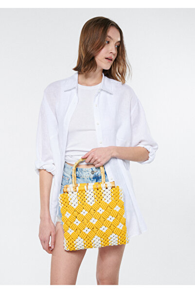 Mavi Жовта сумочка макраме 1911321-82953