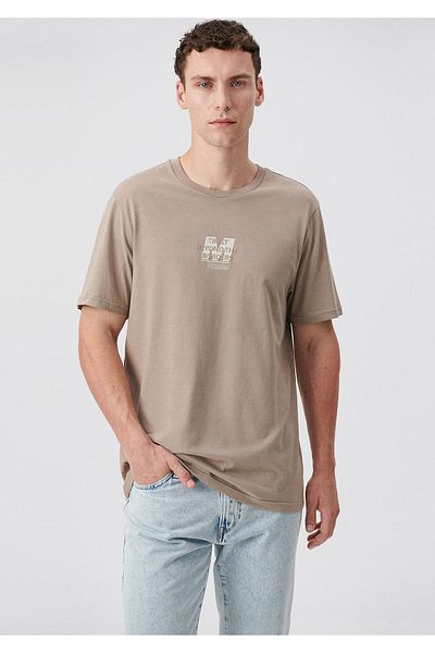 Mavi Printed Brown T-Shirt Regular Fit / Normal Cut 0611684-82362