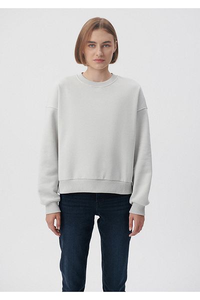 Mavi Crew Neck Gray Basic Sweatshirt 1611769-70074