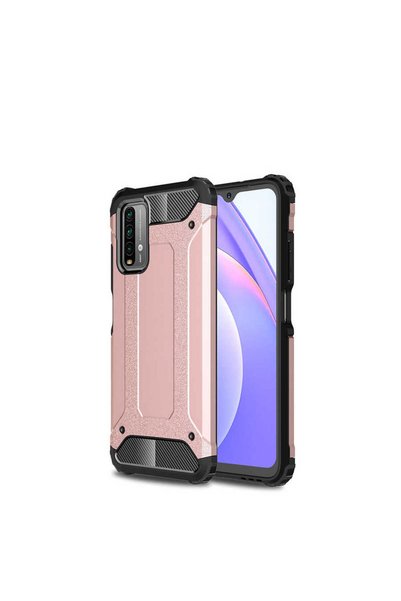 kilifone Xiaomi Poco M3 - Case Double Layer Armor Tank Crash Military Cover