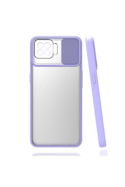 kilifone Oppo Reno 4 Lite - غطاء منزلق منزلق خلفي للعدسة المتجمدة