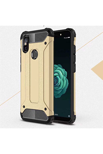 kilifone Xiaomi Mi A2 Lite - Kılıf Çift Katman Zırh Tank Crash Military Kapak