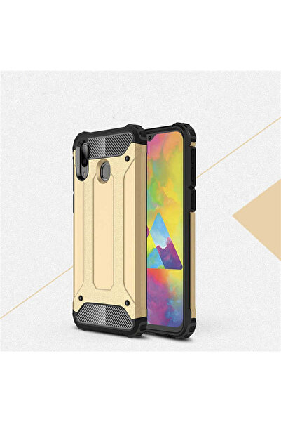 kilifone Samsung Galaxy M20 - Kılıf Çift Katman Zırh Tank Crash Military Kapak