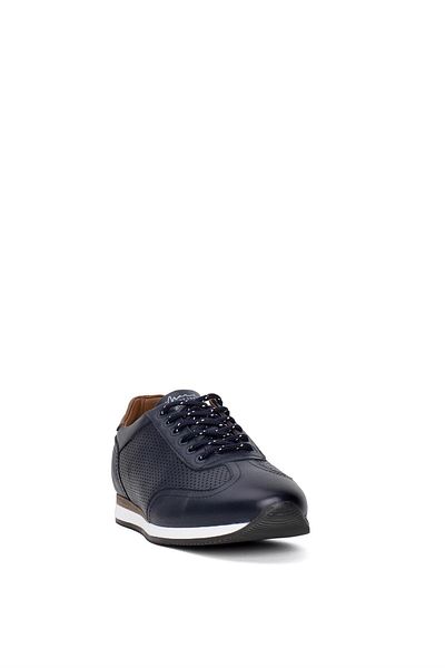 MARCOMEN 19585 Ανδρικά παπούτσια casual από γνήσιο δέρμα Navy Blue