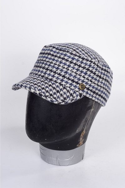 CAVAŞ sun hat Unisex 100% Wool Patterned Wool Beret Winter Castro Hat