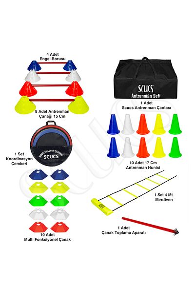 SCUCS Professional Training Set - 36 Pieces with Carrying and Storage Bag