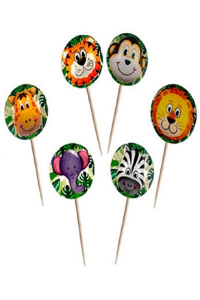 Kazanabil 20-Piece SAFARI Themed PARTY SHARDS