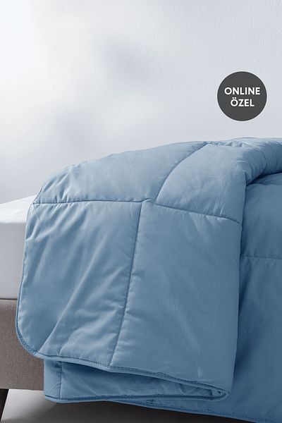 Yataş Mix&Match Penny Double Quilt - Indigo