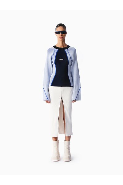 KNTLGY Dominion Trumpet Stripe Sweater