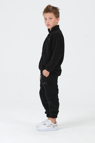 Black One Boy's Polar Fabric Set