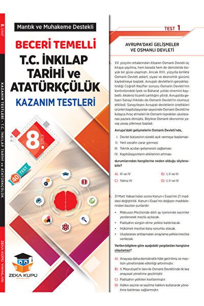 Zeka Küpü Yayınları Zeka Küpü 8.sınıf T.c. Inkılap Tarihi Ve Atatürkçülük Yap...