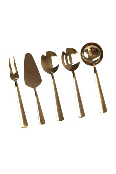 Dame Marie PİCASA GOLD 24K 5 PARÇA SOS SERVİS SETİ