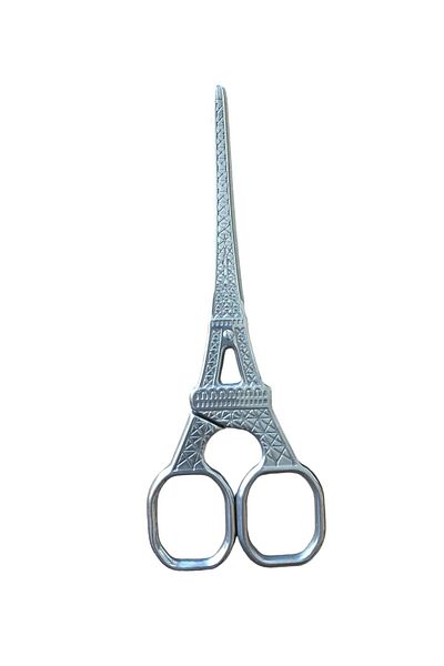 HOBİREYON Eiffel Tower Shaped Scissors (Silver Color)