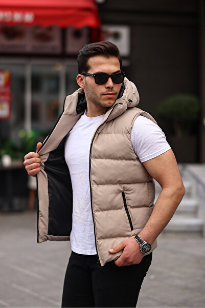 JESS PLUS New Season Men's Hooded Puffer Vest