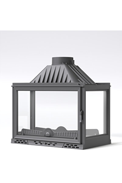 Serra LUXURYSERİSİ Dört Tarafı Açık Döküm Şömine Haznesi 80CM