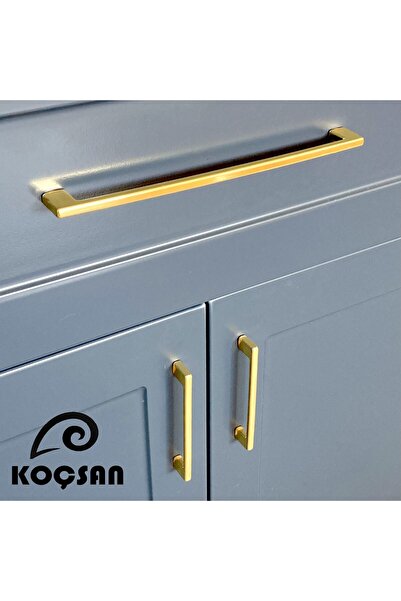 KOÇSAN Mâner delicat din aur de 192 mm Mâner de lux pentru mobilier de bucătărie de țară