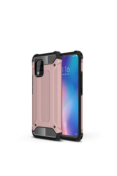 kilifone Xiaomi Mi 10 Lite - Case Double Layer Armor Tank Crash Military Cover