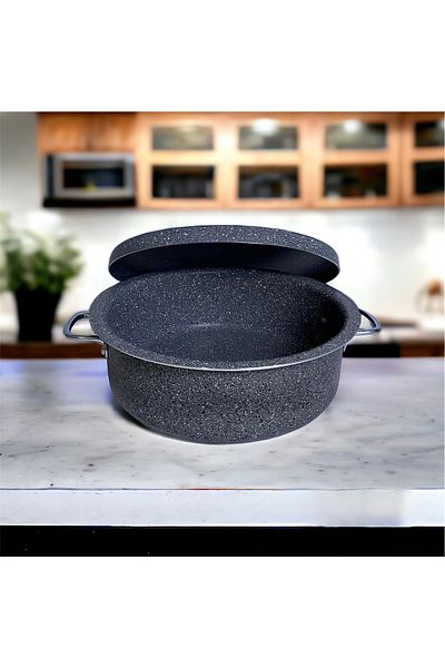 Gerçektrend Granite Double Handle Maclube Pot Cooking Pot 34cm