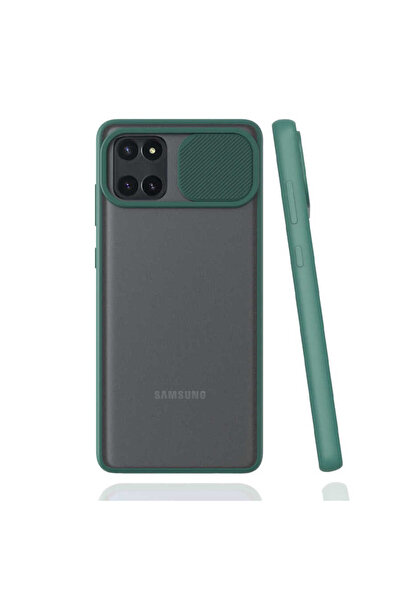 kilifone Samsung Galaxy A81 (Note 10 Lite) - Kılıf Slayt Sürgülü Arkası Buzlu...