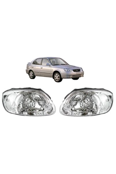 FESAN HYUNDAİ ACCENT ADMİRE SAĞ + SOL ÖN FAR TAKIMI ELEKTRİKLİ 2003--2006