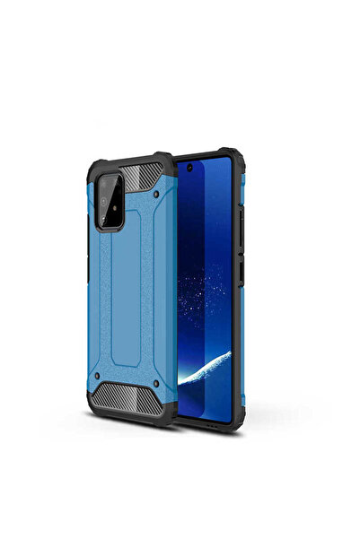 kilifone Samsung Galaxy A91 (S10 Lite) - Kılıf Çift Katman Zırh Tank Crash Mi...