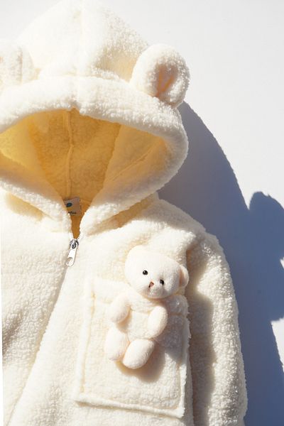 ipek atlas Baby Girl and Boy Plush Teddy Bear Jumpsuit