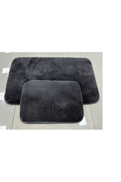 Genel Markalar 2 li banyo paspası banyo halısı post peluş 50x80 cm - 50x40 cm