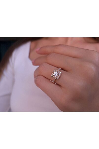 Sirius Pırlanta Pırlanta Ve Beyaz Safir Taşlı Zekhara Yüzük