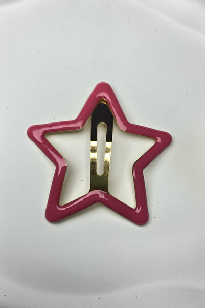 Jaida Moda Дамска тъмнорозова катарама със звезда