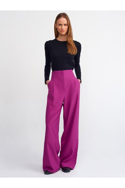 KOMODO - Binita Women's Modal Jersey Trouser | Purple